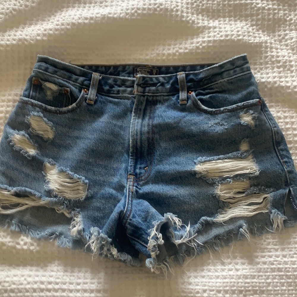 Annie high rise cut off shorts
